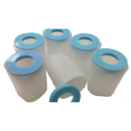 leere 15x 1 Unze Krügerrand Tube türkies