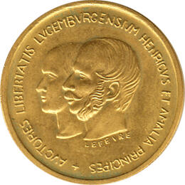 Luxemburg Goldmünze