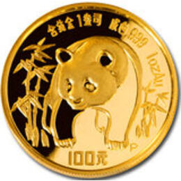 China Panda 1/10 Unze 1986 Goldpanda 10 Yuan Original Eingeschweißt