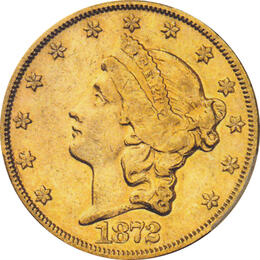 20 Dollar American Liberty Head 1872