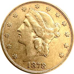 20 Dollar American Liberty Head 1878