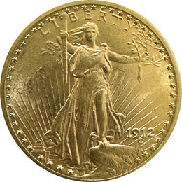 American Double Eagle Saint Gaudens 1912