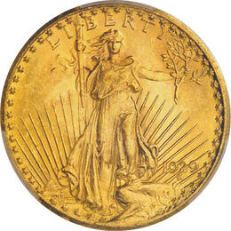 American Double Eagle Saint Gaudens 1929