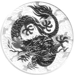 Australien Myths Legends Drache 1 Unze Silber 2021