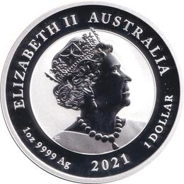 Australien Myths Legends Drache 1 Unze Silber 2021