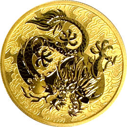 Australien Myths Dragon 1 Unze Gold 2022