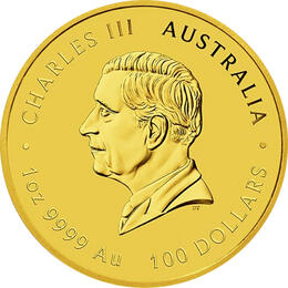 Australien Myths & Legends Dragon & Koi 1 Unze Gold 2024