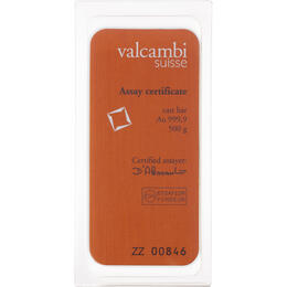 Valcambi Goldbarren 500 Gramm