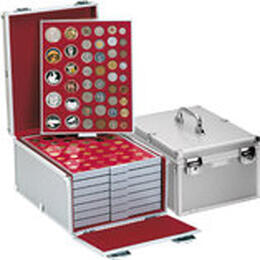 Aluminium Münzkoffer (ohne Münzboxen)