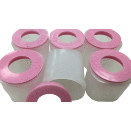 leere 10x 1 Unze Krügerrand Tube rosa