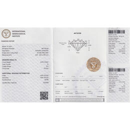 Diamant und Brillant 0,374 Carat mit Zertifikat IGI-467133105