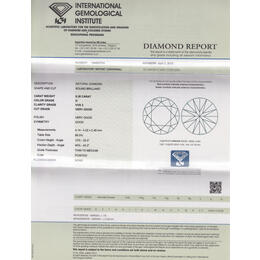 Diamant und Brillant 0,26 Carat mit Zertifikat IGI-154523723
