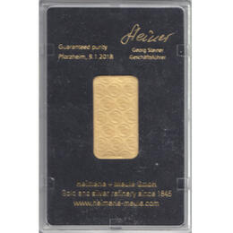 Goldbarren 5 Gramm Heimerle Responsive & Fair