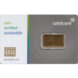 Goldbarren 5 Gramm Umicore