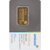 Goldbarren 10 Gramm Umicore