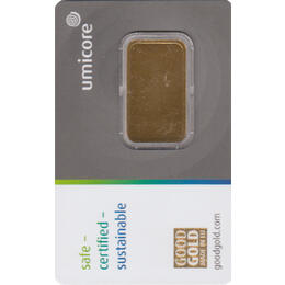 Goldbarren 10 Gramm Umicore
