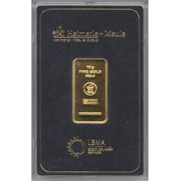 Goldbarren 10 Gramm Heimerle Responsive & Fair