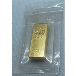 Goldbarren 20 Gramm Degussa Sargform
