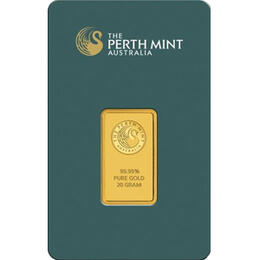 Goldbarren 20 Gramm Perth