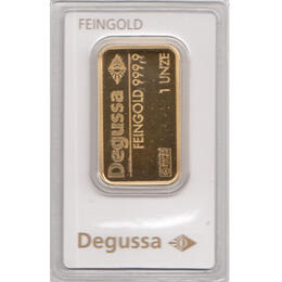 Goldbarren 1 Unze Degussa