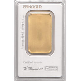 Goldbarren 1 Unze Degussa
