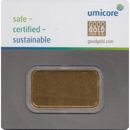 Goldbarren 50 Gramm Umicore