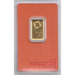 Goldbarren 5 Gramm Valcambi