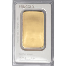 Goldbarren 100 Gramm Degussa