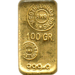 Goldbarren 100 Gramm Rothschild