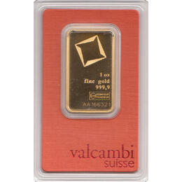 Goldbarren 1 Unze Valcambi