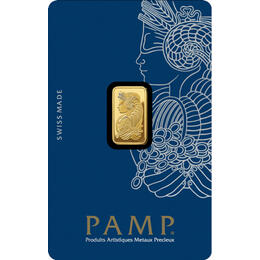Goldbarren 5 Gramm Pamp