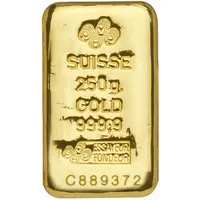 Goldbarren 250 Gramm Pamp