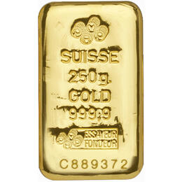 Goldbarren 250 Gramm Pamp