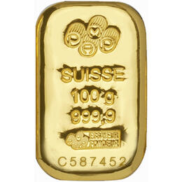 Goldbarren 100 Gramm Pamp