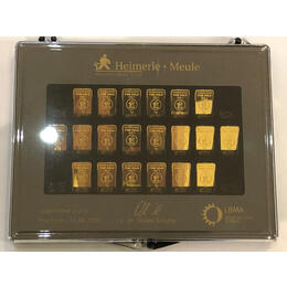 Goldbarren 1 Gramm Heimerle ohne Blister