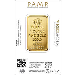 Goldbarren 1 Unze Pamp