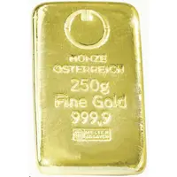 Goldbarren 250 Gramm Münze Österreich