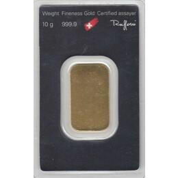 Goldbarren 10 Gramm Argor Heraeus
