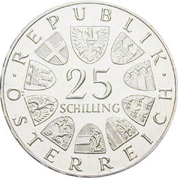 25 Schilling Silbermünzen Österreich