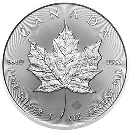 Maple Leaf 1 Unze Silber 2025