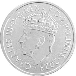 Britannia 1 Unze Silber 2023 Charles Krönung