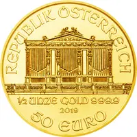 1/2 Unze Wiener Philharmoniker Gold