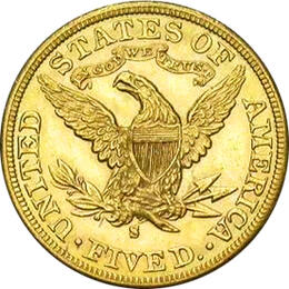American Liberty Head 5 Dollar