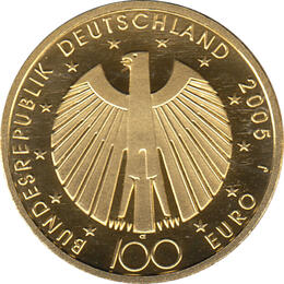 100 Euro Goldmünze 2005 FIFA Fußball Weltmeisterschaft 2006