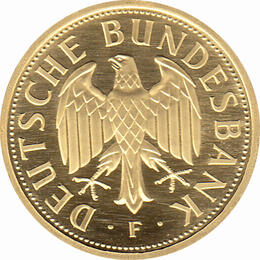 1 DM Goldmark 2001 Gold kaufen und verkaufen