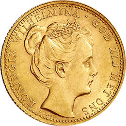 10 Gulden Königin Wilhelmina 1911-1913 Niederlande Holland