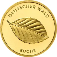 20 Euro Goldmünze Buche 2011 Deutscher Wald mit Zertifikat