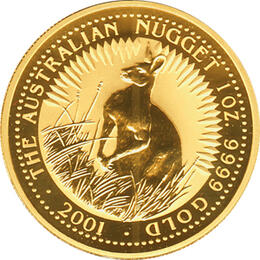 Känguru 1 Unze 2001