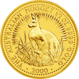 Känguru 1/2 Unze 2000
