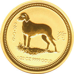 Lunar I Hund 1/20 Unze 2006